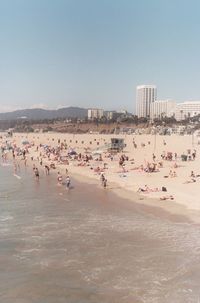 Group of people on beach