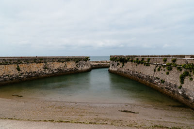 Ramparts in the citadel of saint martin de re in the island of re