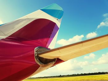 Low angle view of built structure against sky