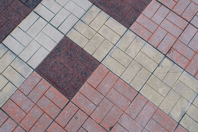 Full frame shot of tiled floor