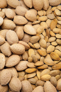Full frame shot of onions for sale at market