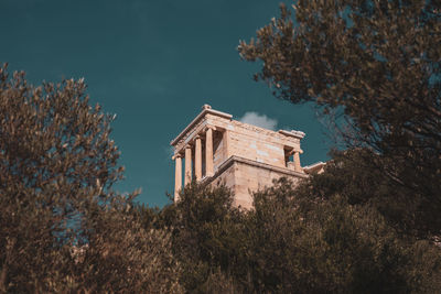 Low angle view of historical building