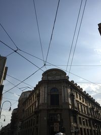 Low angle view of building against sky