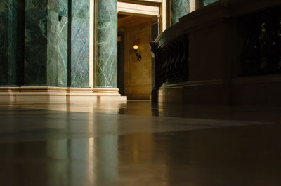 Surface level of table at home