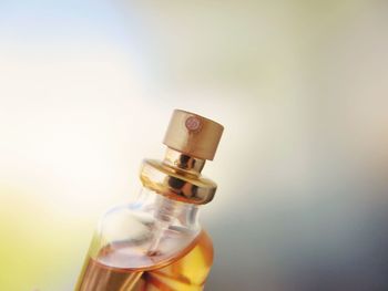 Close-up of perfume sprayer
