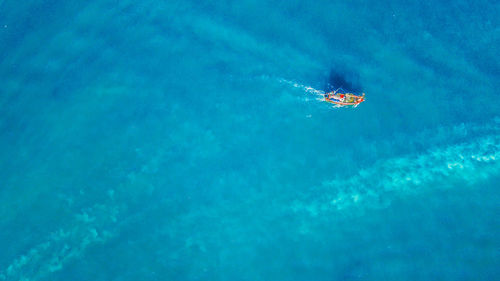 Aerial view of sea