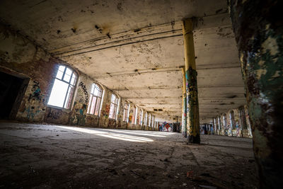 Interior of abandoned home