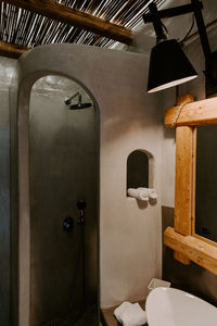 Interior of bathroom