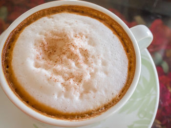 Close-up of coffee cup