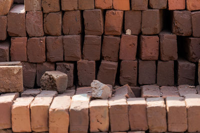 Full frame shot of brick wall