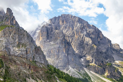 High mountain peaks in the alps