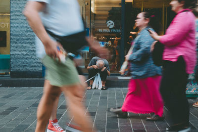 blurred motion