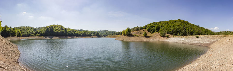 Panoramic view of beach against sky