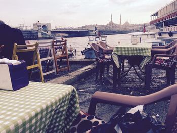 People relaxing on chair