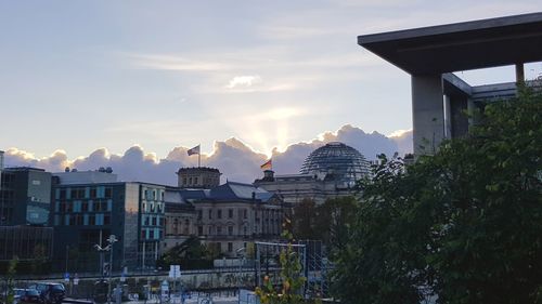 Cityscape against sky