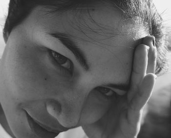 Close-up portrait of girl