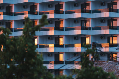 Full frame shot of illuminated lights