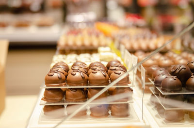 Close-up of cake for sale