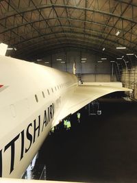 View of airplane in airport museum