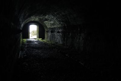 View of old tunnel