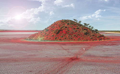 Lake ballard and the world's most isolated art by sir antony gormley in western australia