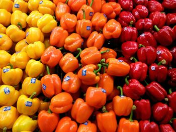 Full frame shot of food for sale at market stall