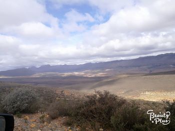 Scenic view of landscape against sky