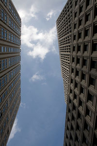 Low angle view of building against sky