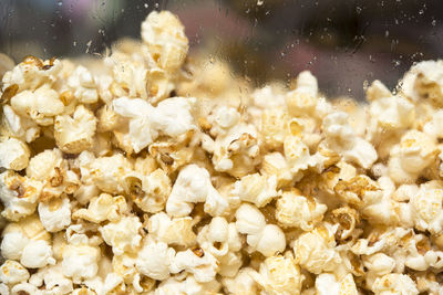 Close-up of popcorns