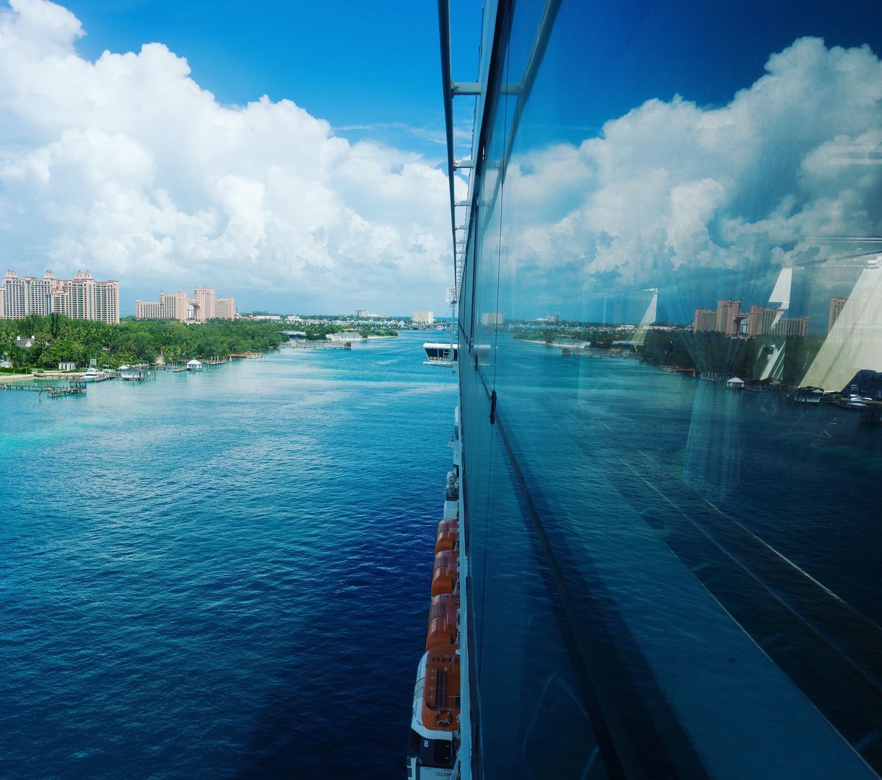 PANORAMIC SHOT OF CITY AGAINST SKY