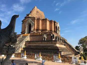 Tourists in fort