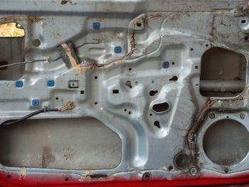 Full frame shot of rusty car