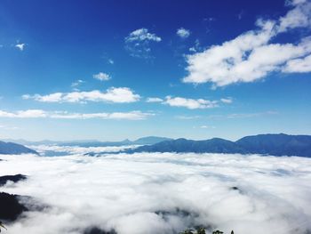 Scenic view of cloudscape against sky