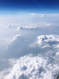 Low angle view of clouds in sky