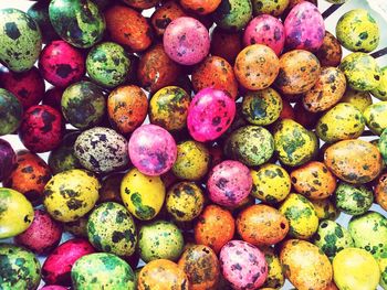 Full frame shot of colorful balls