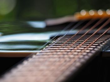 Close-up of guitar