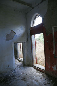 Corridor of old building