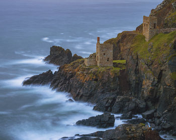 Rock formations on sea