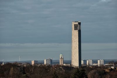 View from drachenberg in berlin to olympiatower