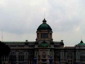 Low angle view of building against sky