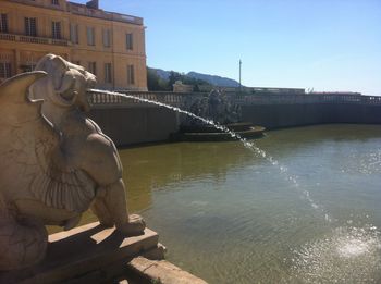 Built structure in water