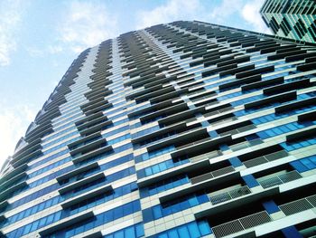 Low angle view of modern building