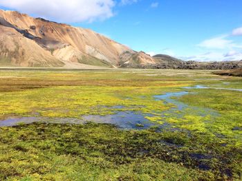 Scenic view of lake