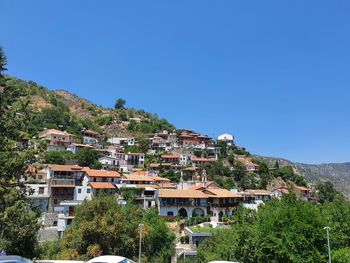 Kalopanayiotis village on troodos mountains in cyprus republic