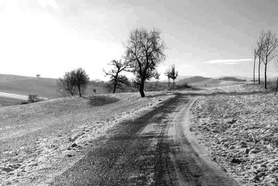 Road passing through landscape