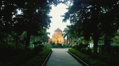 View of a temple