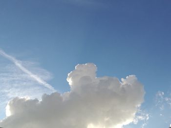 Low angle view of clouds in sky