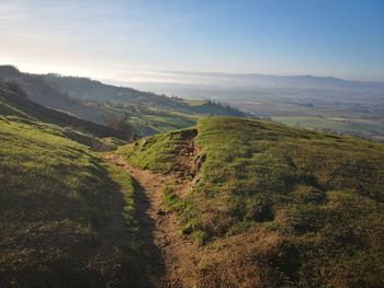 Scenic view of landscape against sky