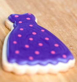 Close-up of food on table