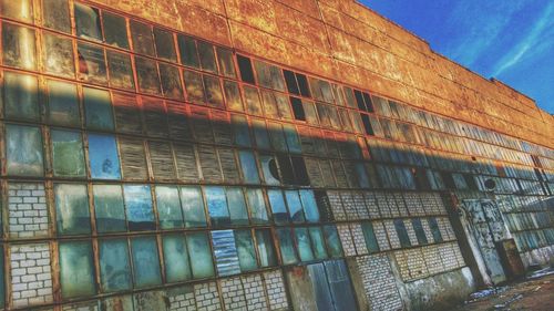 Low angle view of historical building